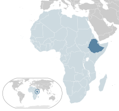 Położenie Etiopii
