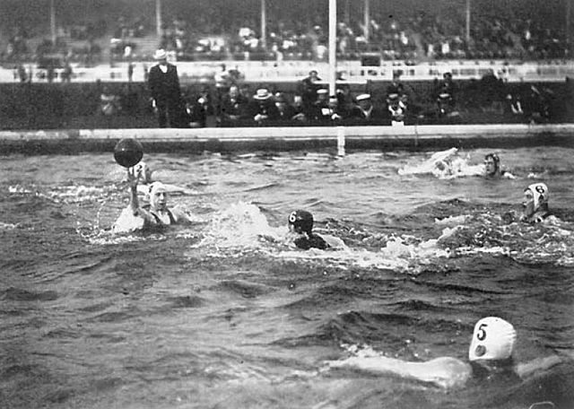 Water polo final at the 1908 London Olympics
