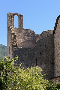 ruiny bývalého kláštera