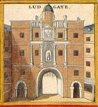 <span class="mw-page-title-main">Ludgate</span> Former and Westernmost gate in London Wall