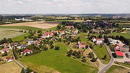 View from the west of Wernsdorf