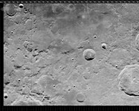 Lunar Orbiter 4 image of the Williams and its satellite craters on May 16, 1967 (42°47′N 34°20′E﻿ / ﻿42.79°N 34.33°E﻿ / 42.79; 34.33)