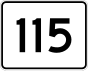 כביש 115 סמן