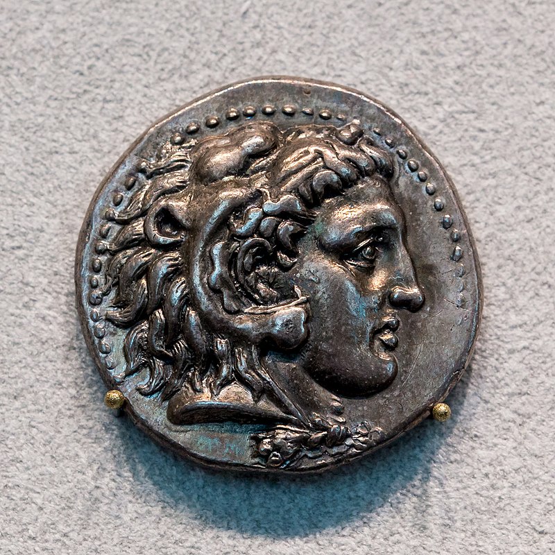 File:Macedonia - king Alexandros III - 332-323 BC - silver 