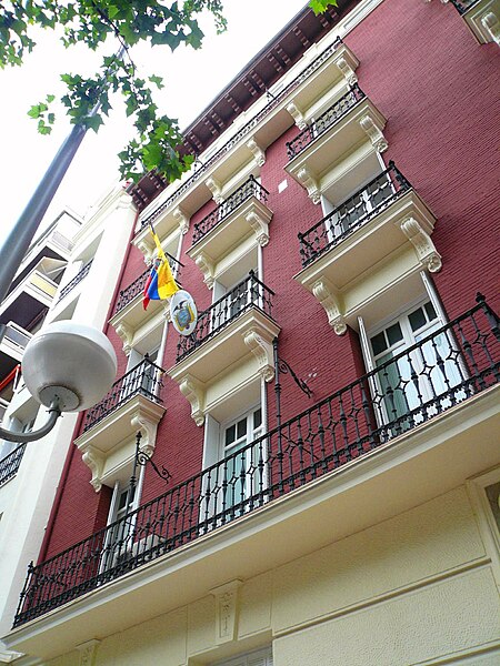 File:Madrid - Embajada de Ecuador (Calle Velázquez, 114) 1.jpg