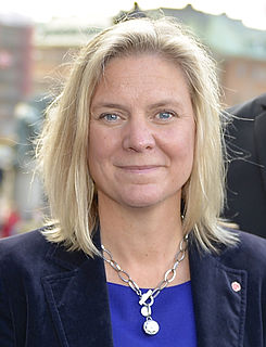 Minister for Finance (Sweden) Swedish cabinet minister