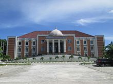 The Aceh Sharia courts (Mahkamah Syar'iyah Aceh), which hear both civil and criminal cases involving Islamic law Mahkamah Syar'iyyah Aceh.JPG