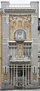 Huis van de architect Paul Cauchie met sgraffito, Brussel (1905)