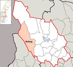 Localisation de Malung