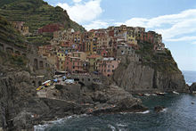 Làng Manarola ở Cinque Terre.