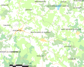 Poziția localității Saint-Hilaire-le-Château