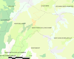 Saint-François-Longchamp - Localizazion