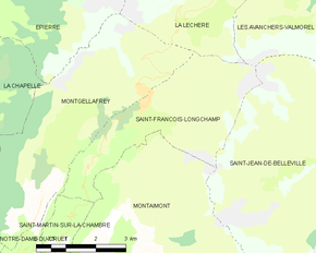 Poziția localității Saint-François-Longchamp