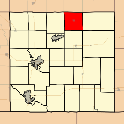 Lage in Cowley County