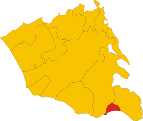 Map of comune of Pozzallo (province of Ragusa, region Sicily, Italy).svg