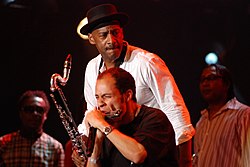 Grégoire Maret and Marcus Miller at the North Sea Jazz Festival, 2007