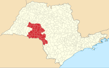 Marilia Intermediate Region location map.svg