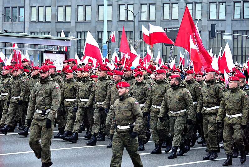 File:Marsz z okazji 100-lecia niepodległości Polski w Warszawie Aleje Jerozolimskie.jpg