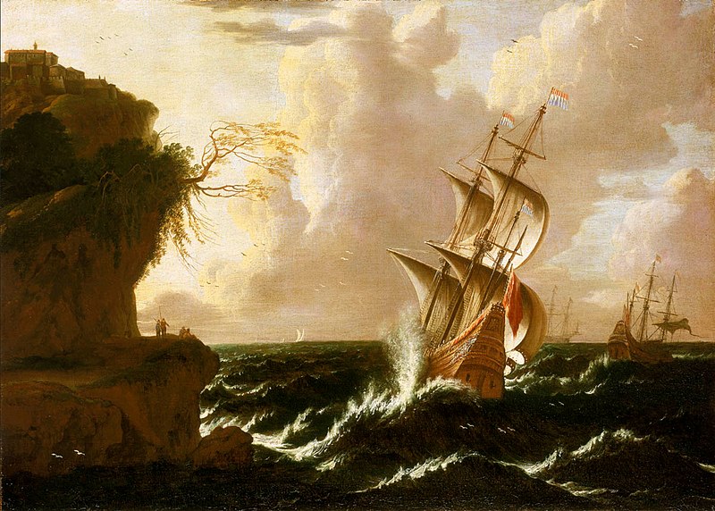 File:Matthieu van Plattenberg - A Dutch Ship in a Storm.jpg