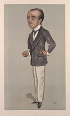 Beerbohm caricatured by Walter Sickert in Vanity Fair (1897)