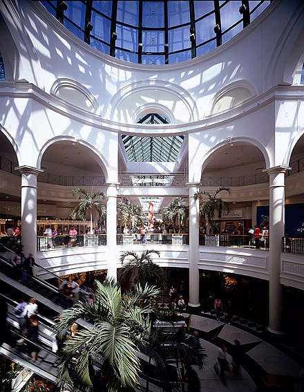Palm trees and natural light keep the "hell" to a minimum in Meadowhall