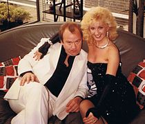 Mel Smith mit Susie Silvey (in den 1980ern)