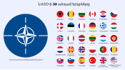 Thumbnail for File:Member states of NATO (flags) (HY).svg