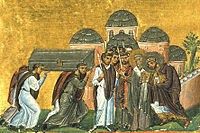 image from the Menologion of Basil II