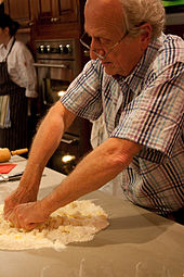 Michel Roux making pastry in 2009