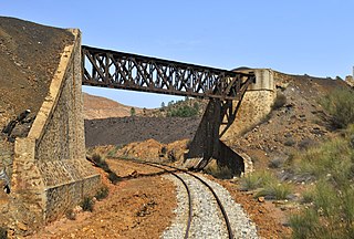 <span class="mw-page-title-main">Riotinto Railway</span> Spanish railway line operating between 1875 and 1984