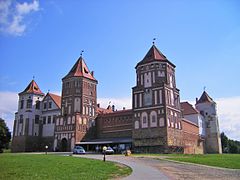Mir Castle - a UNESCO World Heritage Site in Belarus.