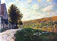 The Banks of the Seine, Lavacourt Monet w498.jpg