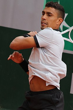 Thiago Monteiro na French Open 2019