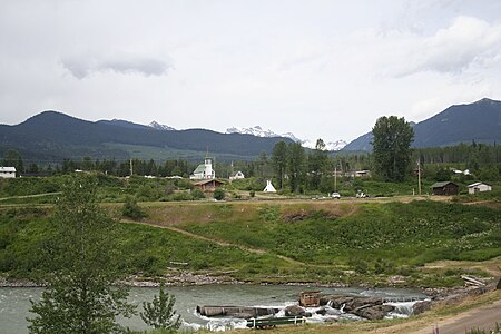 Witset lies near Widzin Kwah (the Bulkley River). Moricetown, BC.jpg