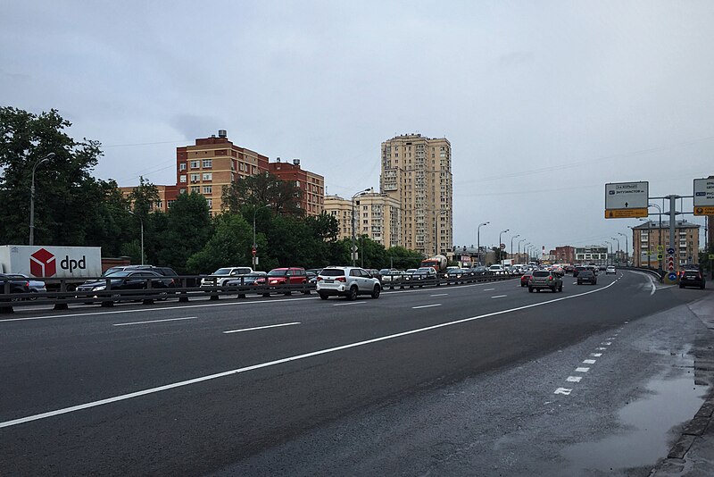 File:Moscow, Third Ring (Gavrikova Street) approaching Krasnoprudnaya Street (31414617045).jpg