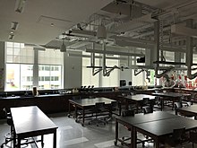 An anatomy lab often used by pre-med track students. Moseley Hall Anatomy Lab.jpg