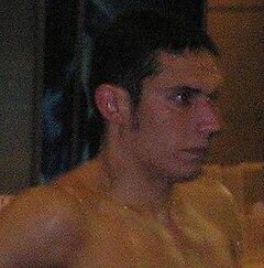 Mtp ChFra Natation 26042009 Антъни Паниер echauff.JPG