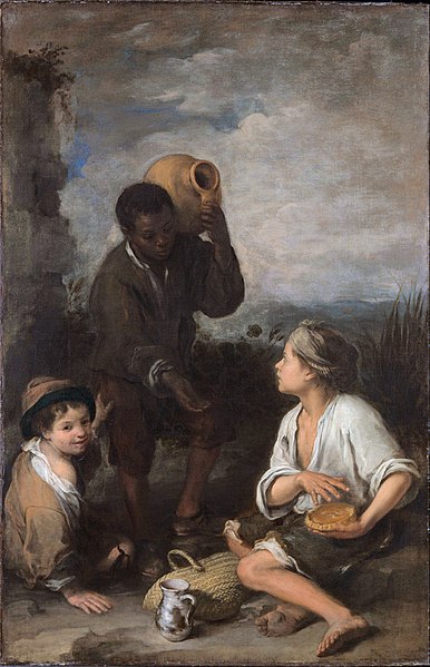 File:Murillo, Bartolomé Estéban - Three Boys - Google Art ProjectFXD.jpg