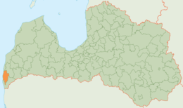 Nīca - Carte