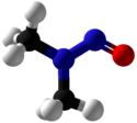 N-Nitrosodimetilamina Ball and Stick.png