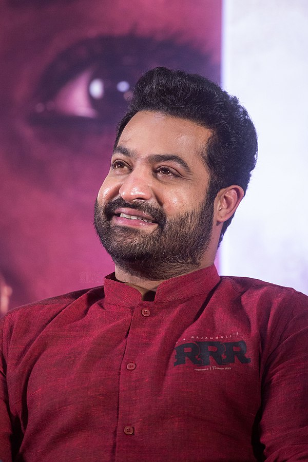 Rama Rao promoting RRR in Chennai, 2021