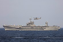 British Merlin helicopter overhead during BALTOPS 20 NATO ships take part in BALTOPS 20 MOD 45167294.jpg