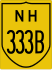 National Highway 333B marker