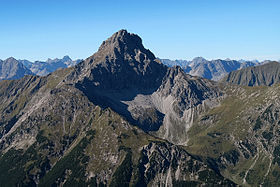 La Namloser Wetterspitze.