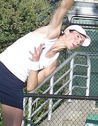 Dechy at the 2006 Australian Open.
