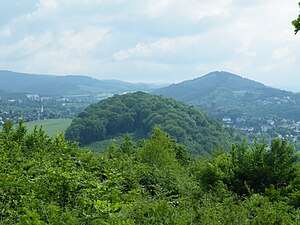 View of NSG Hainberg in the center of the picture (2015)