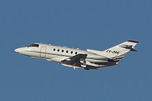 Eine Raytheon Hawker 800XPC der NetJets