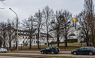 English: New church in Frunzienski district. Minsk, Belarus Беларуская: Новая царква ў Фрунзенскім раёне. Мінск, Беларусь Русский: Новая церковь во Фрунзенском районе (ул. Притыцкого — Евфросиньи Полоцкой). Минск, Беларусь