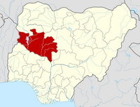 Location of Niger State in Nigeria