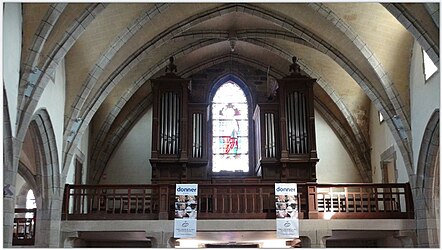 La tribune et l'orgue.